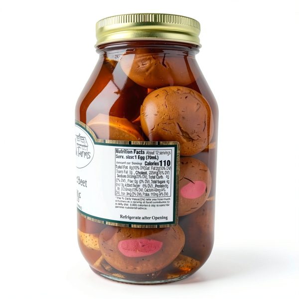 Redhawk Farms Pickled Eggs Gluten Free Amish Made-1