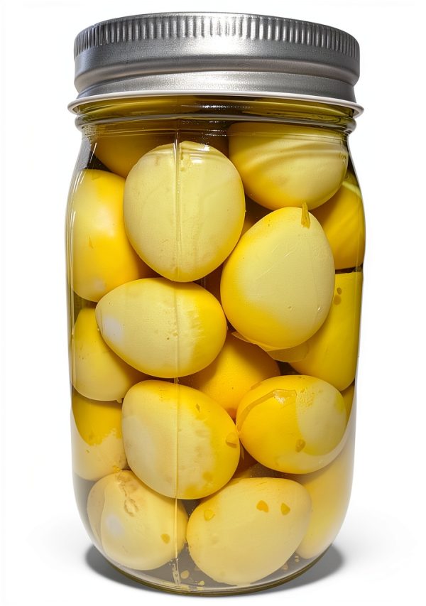 Twisted Pines Pickled Quail Eggs Garlic Dill Snack-2