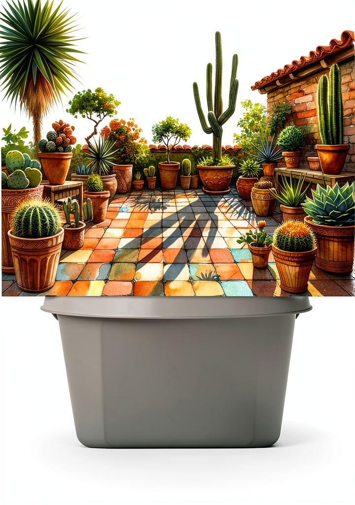 Greenthumb Delights Kindle book cover showing container gardening scenes