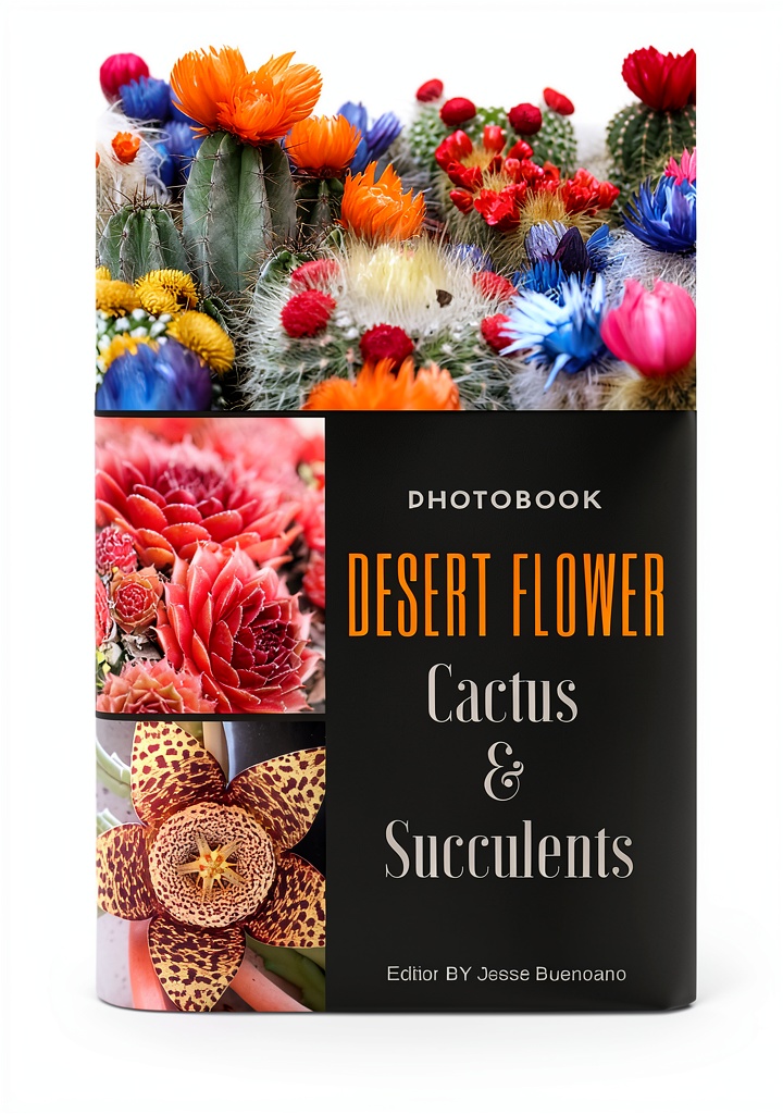 'Desert gardening book open on a Kindle device showing cacti illustrations'