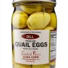 Twisted Pines Pickled Quail Eggs Garlic Dill Snack-0