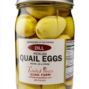 Twisted Pines Pickled Quail Eggs Garlic Dill Snack-0