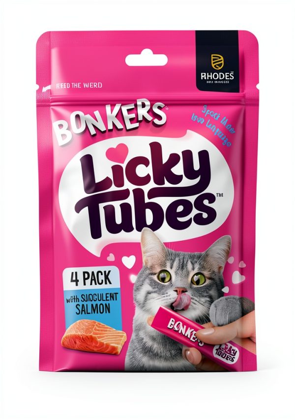 Salmon Lickable Treats for Cats by ZURU Pet Supplies-0