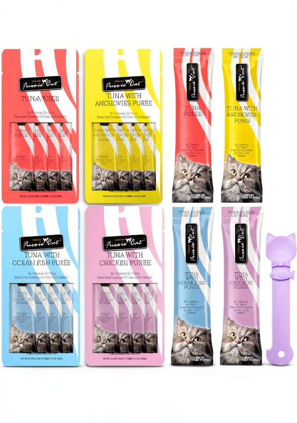 Fussie Cat Tuna Puree Treats for Cats-0