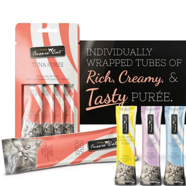 Fussie Cat Tuna Puree Treats for Cats-2