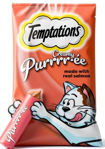 Salmon Temptations Creamy Puree Wet Cat Treats Mars Petcare-0