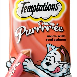 Salmon Temptations Creamy Puree Wet Cat Treats Mars Petcare-0