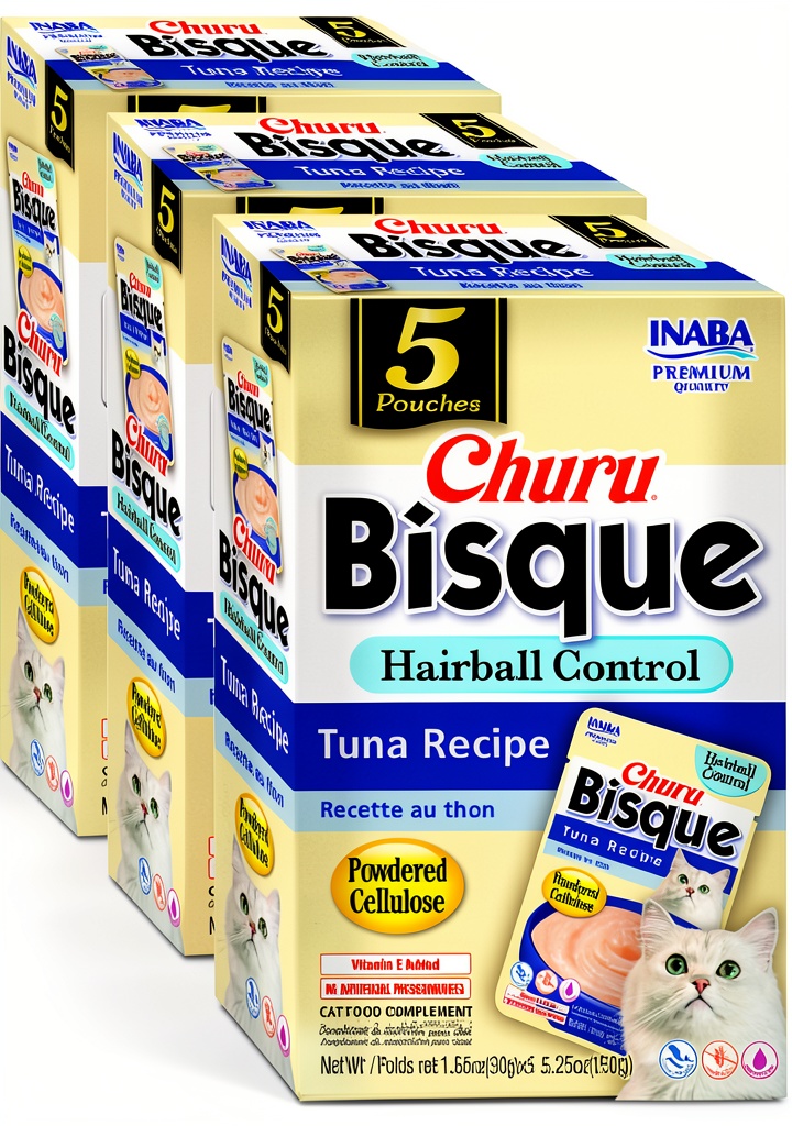 Churu Bisque Indoor Cat Hairball Control product packaging