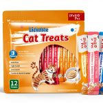 Cat Treats IFELLO PET Wet Treat Paste 12 Count Variety Pack-0