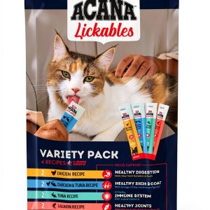 ACANA Lickables Cat Treat Variety Pack 0.5oz – High Protein Bone Broth-0