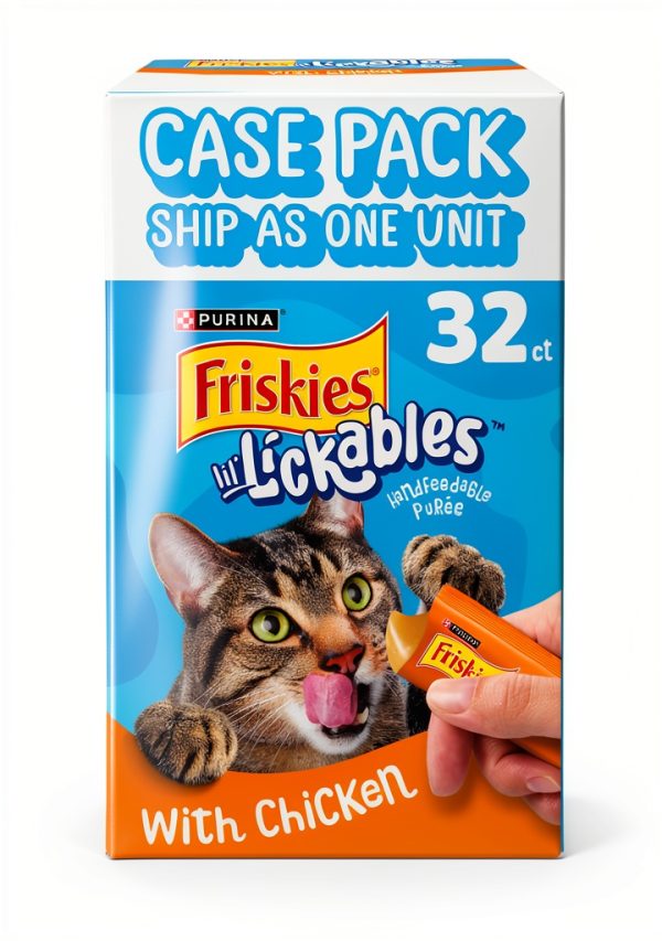 Purina Chicken Cat Treat Tube 0.5oz Lickable Snack for Hydration-0