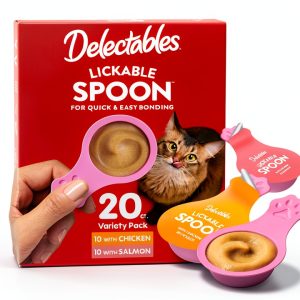Hartz Cat Treat Paste Chicken Salmon 0.35oz Lickable Spoon Pack 32-0