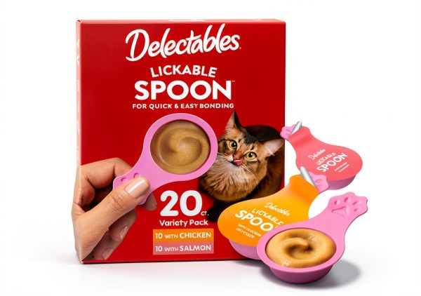 Hartz Cat Treat Paste Chicken Salmon 0.35oz Lickable Spoon Pack 32-0