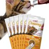Rolf C Hagen Chicken & Liver Lickable Cat Treat Tubes 0.5oz Pack of 30-6