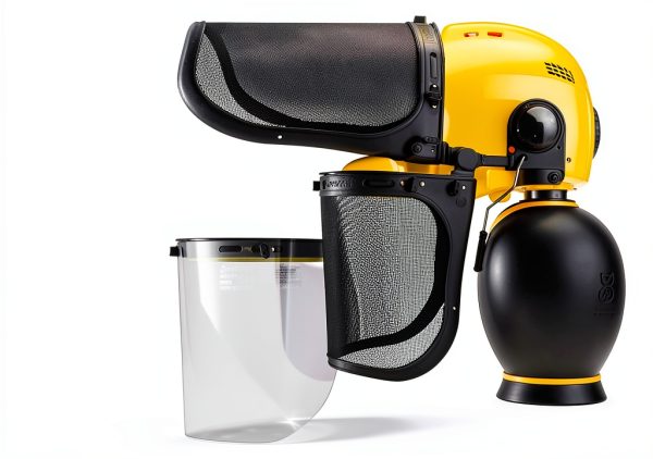 NEIKO Forestry Helmet 53880A Yellow Chainsaw Safety Face Shield with-3