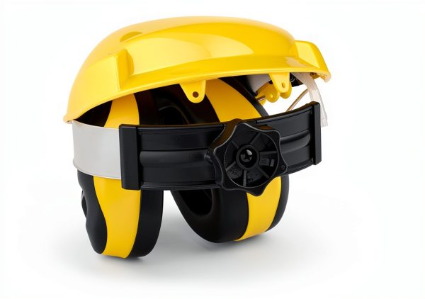NEIKO Forestry Helmet 53880A Yellow Chainsaw Safety Face Shield with-4