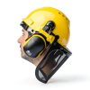 NEIKO Forestry Helmet 53880A Yellow Chainsaw Safety Face Shield with-9