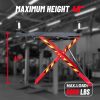 KATOOL AK-X66 6000LBS Portable Mid Rise Scissor Lift 48" Lifting Height-2
