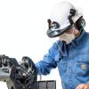 Klein Tools Full Brim Hard Hat Face Shield Clear Impact Anti Fog-5