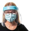Safety Face Shield TCP Global Ultra Clear Full Face FS-10 Blue 10 Pack-4