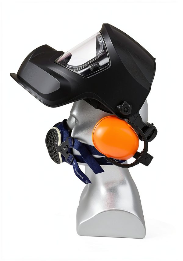 Benchmark Abrasives Grinding Hood Face Shield ANSI Certified Anti Fog-6