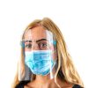 Safety Face Shield TCP Global 4 Pack Ultra Clear with Glasses Frames-2