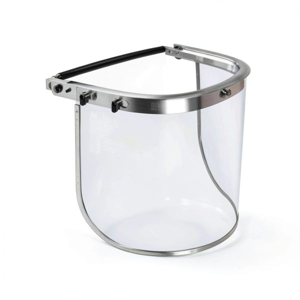 Blue Eagle Aluminum Face Shield Adapter for Cap Style Hard Hat Silver-0