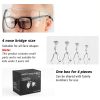 Earthroma 4 Pack Face Shield with Glasses, Face Mask Shield Anti-Fog Clear Ultra Clear Reusable Protective Plastic Face Shield Mask Droplet Splash Guard for Women Men Kids-5