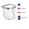 Blue Eagle Aluminum Face Shield Adapter for Cap Style Hard Hat Silver-3