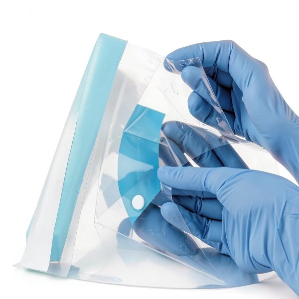 Safety Face Shield TCP Global Ultra Clear Full Face FS-10 Blue 10 Pack-6