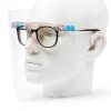salipt Face Shields Set with 6 Reusable Glassesand and 12 Replaceable Anti Fog Shields for Man and Women to Protect Eyes and Face-1