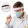 Protective Face Shield NoCry Headband Flip-Up Hinges White-2