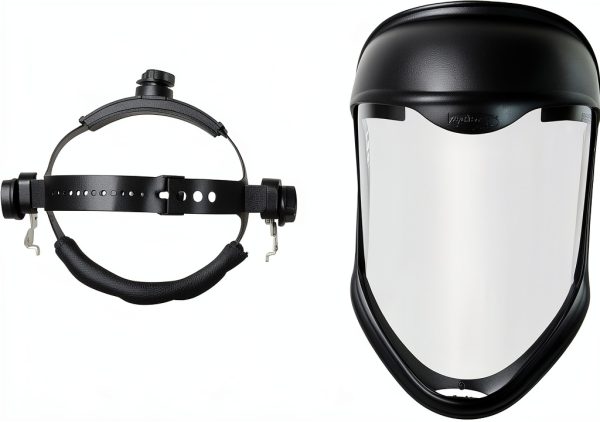 Honeywell Uvex Bionic Face Shield with Clear Polycarbonate Visor and Anti-Fog/Hard Coat (S8510)-3