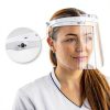 Protective Face Shield NoCry Headband Flip-Up Hinges White-3