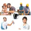 Full Face Shield Helmet ProShield Dark Grey Anti‑Fog Reusable Shield-2