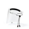 Protective Face Shield NoCry Headband Flip-Up Hinges White-1