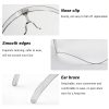 Earthroma 4 Pack Face Shield with Glasses, Face Mask Shield Anti-Fog Clear Ultra Clear Reusable Protective Plastic Face Shield Mask Droplet Splash Guard for Women Men Kids-4
