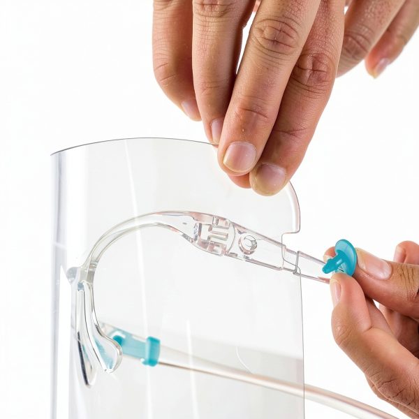 Safety Face Shield TCP Global 4 Pack Ultra Clear with Glasses Frames-4