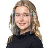 salipt Face Shields Set with 6 Reusable Glassesand and 12 Replaceable Anti Fog Shields for Man and Women to Protect Eyes and Face-0