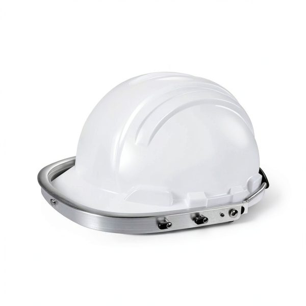 Blue Eagle Aluminum Face Shield Adapter for Cap Style Hard Hat Silver-8