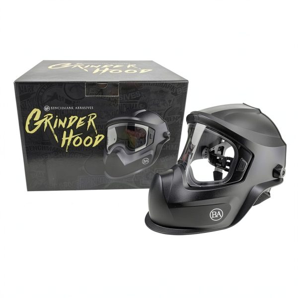 Benchmark Abrasives Grinding Hood Face Shield ANSI Certified Anti Fog-0