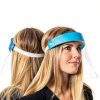 Safety Face Shield TCP Global Ultra Clear Full Face FS-10 Blue 10 Pack-2