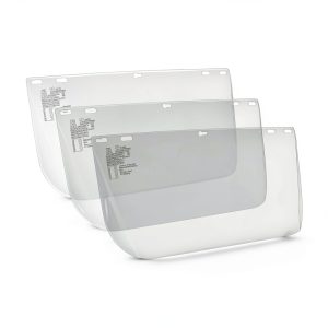 Blue Eagle Faceshield Replacement Visors FC48N Clear Edgeless 3‑Pack-0